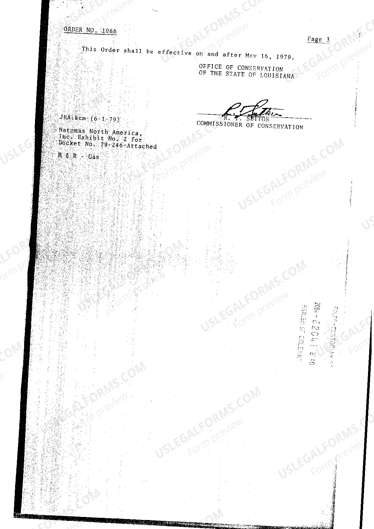 Preview Oil and Gas Division Order