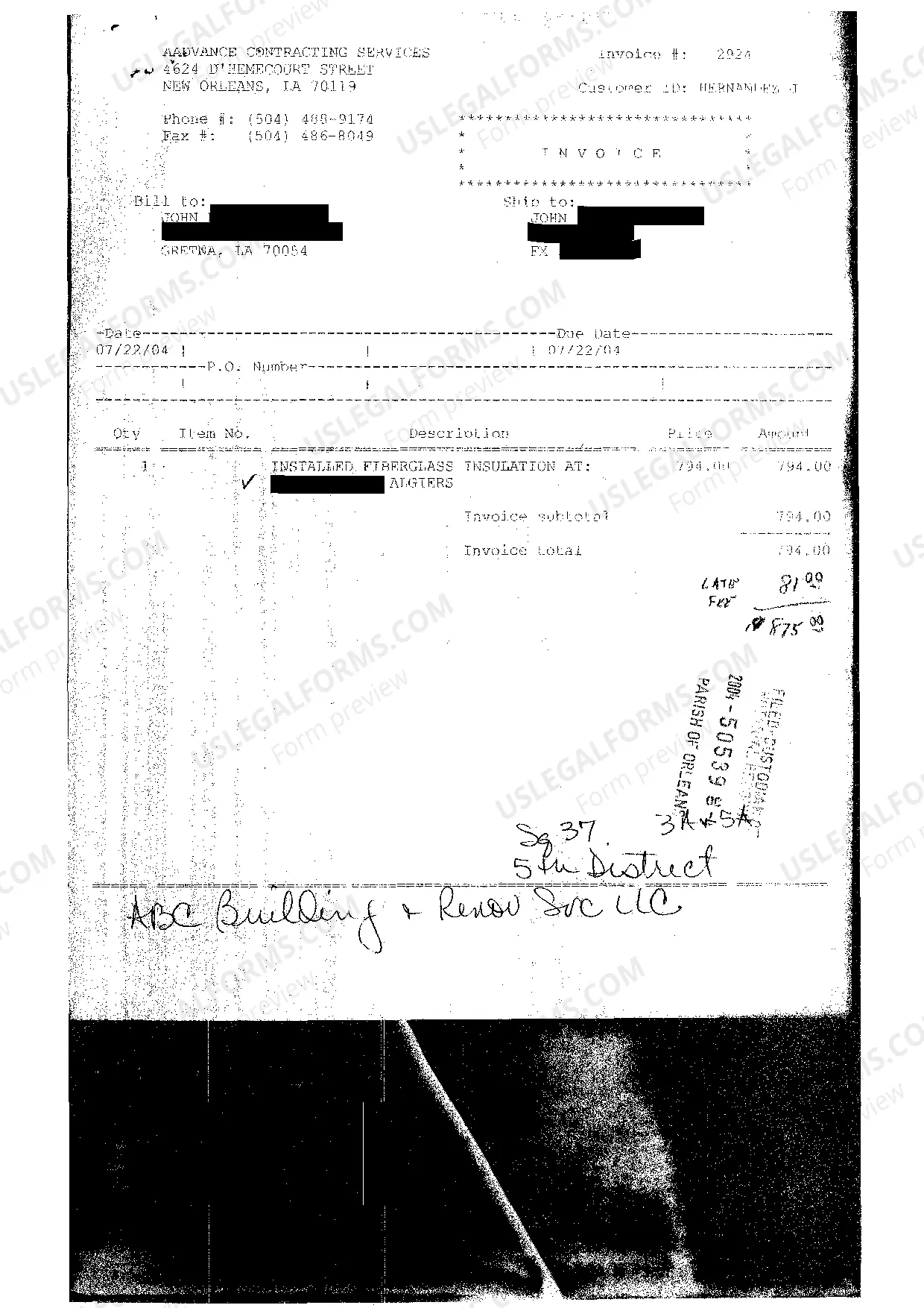 Preview Materialman's Lien