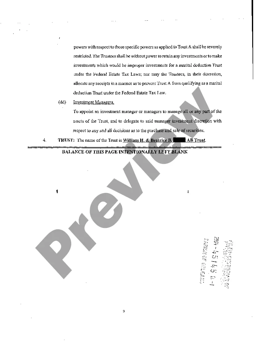 Preview Certificate Of Trust