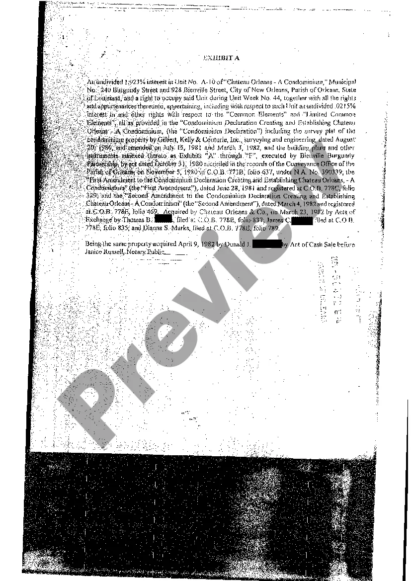 Preview Trust Transfer Deed