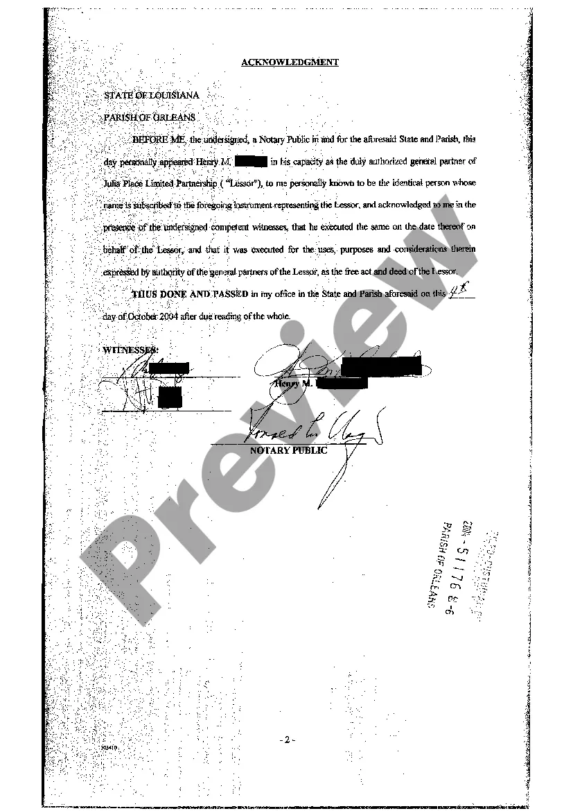 Preview Extract Of Lease