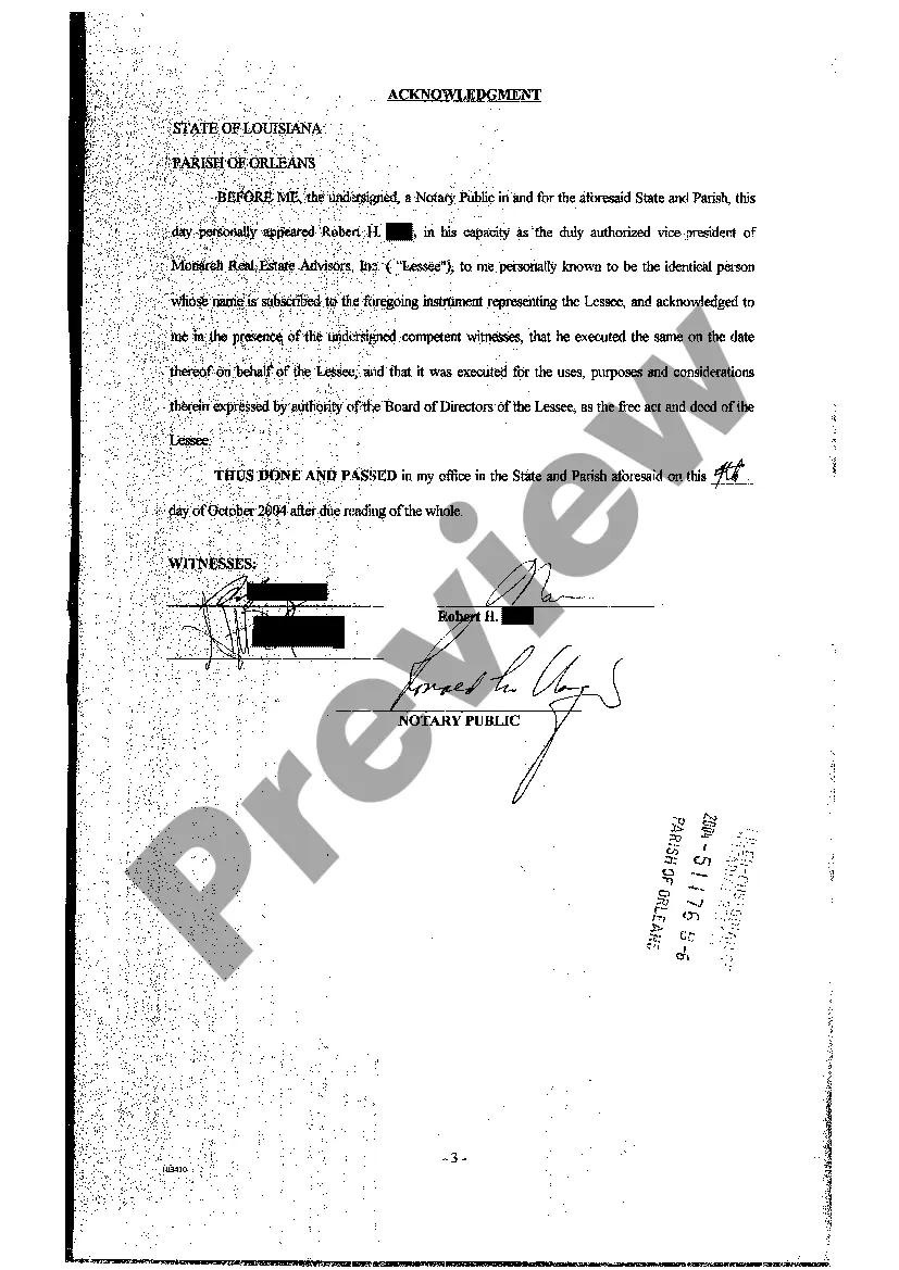 Preview Extract Of Lease