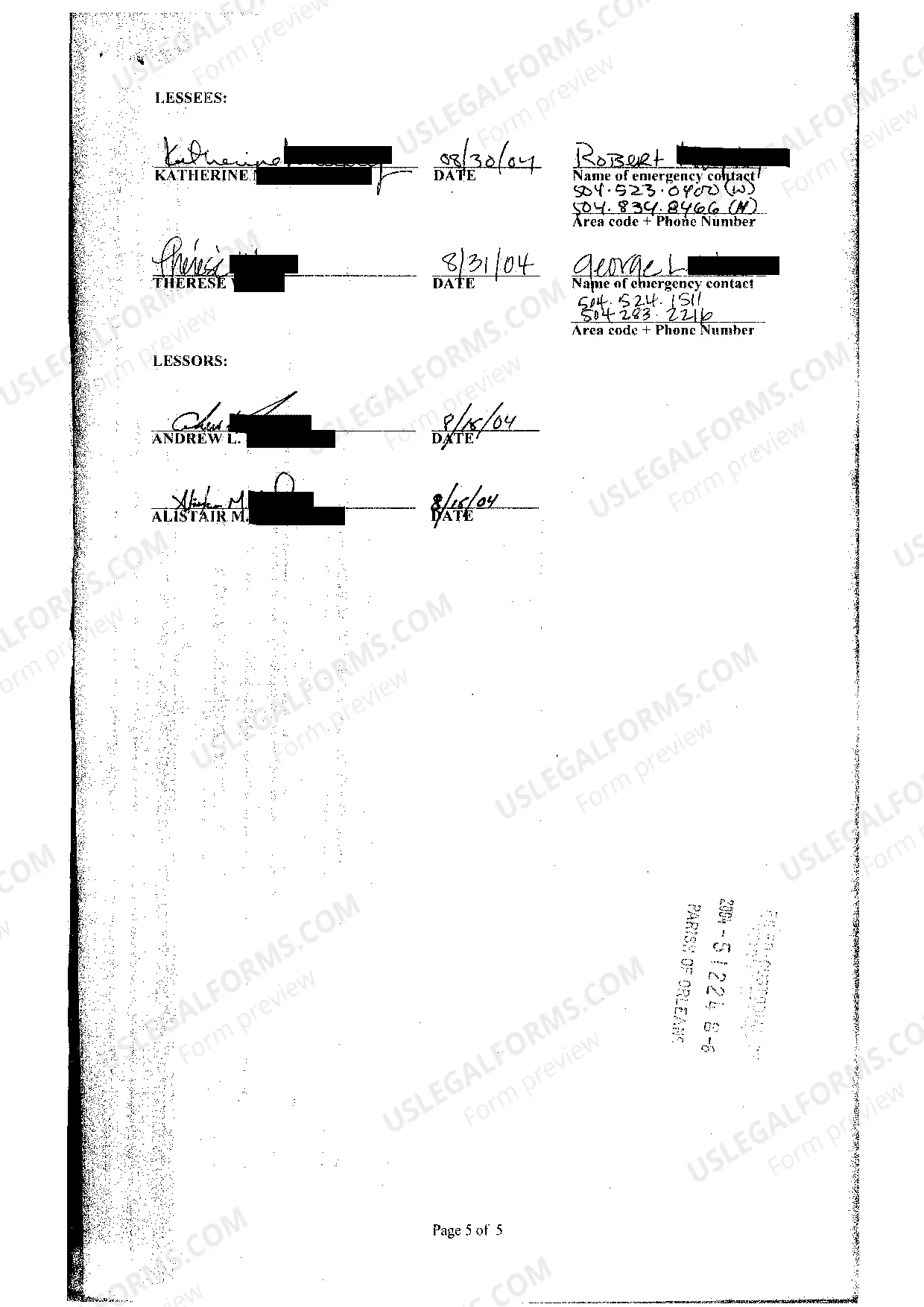 Preview Lease Agreement