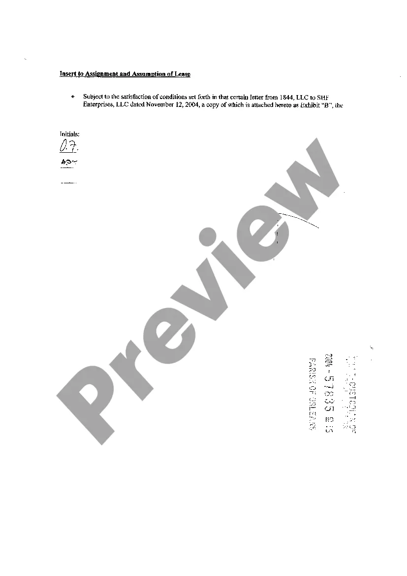 Preview Assignment And Assumption Of Lease