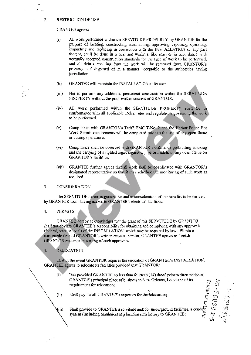 Get Grant Of Temporary Servitude Preview Grant Of Temporary Servitude