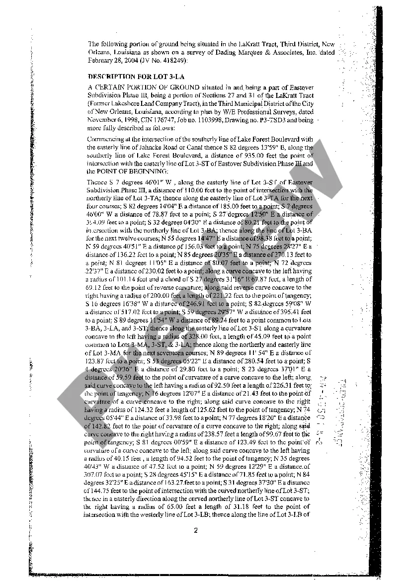 Preview Act Of Grant Of Predial Servitude