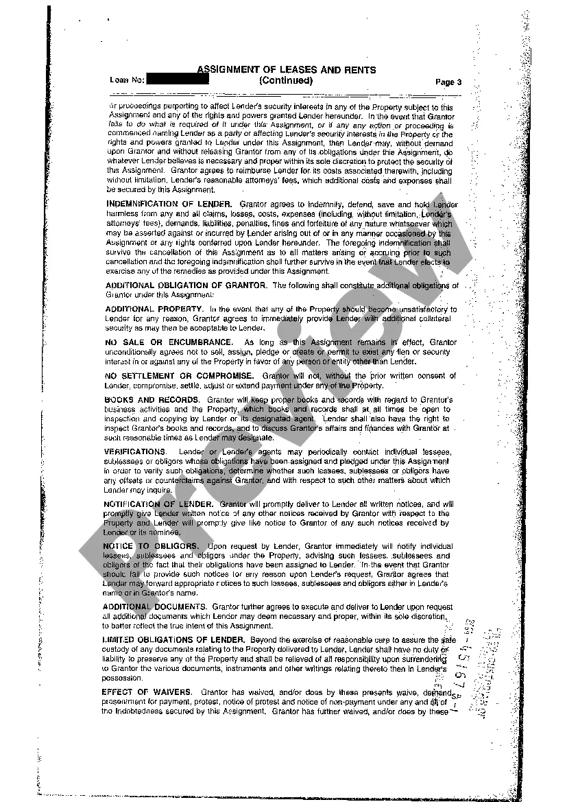 Get Assignment Of Lease And Rents Preview Assignment Of Lease And Rents