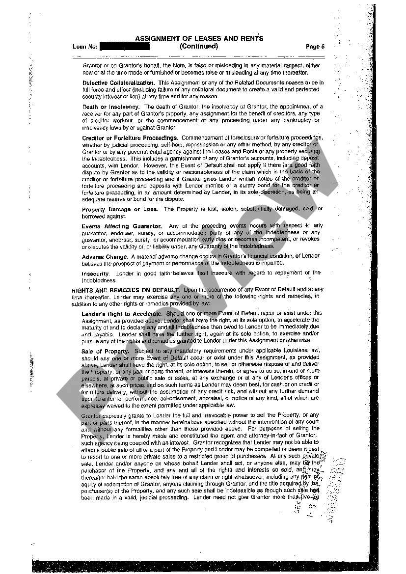 Get Assignment Of Lease And Rents Preview Assignment Of Lease And Rents