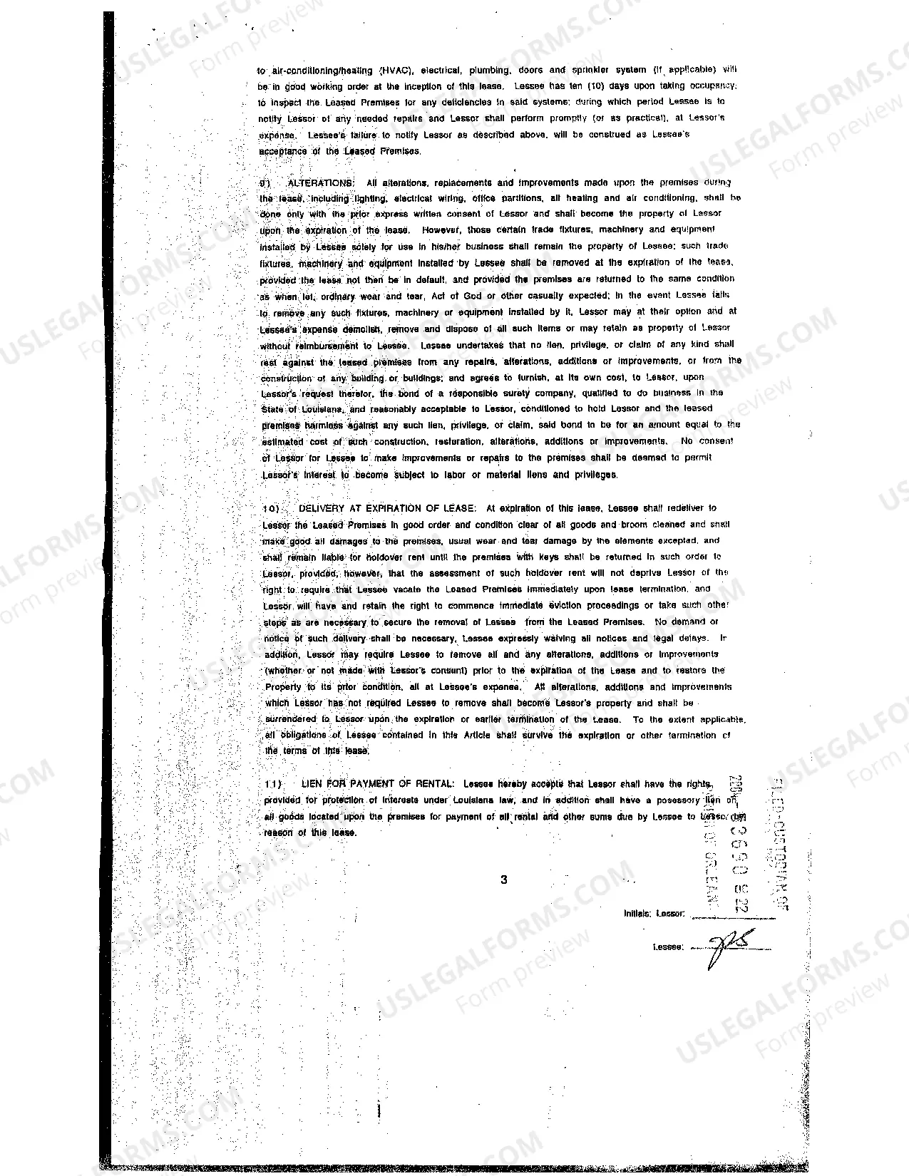 Preview Gross Commercial Lease Agreement