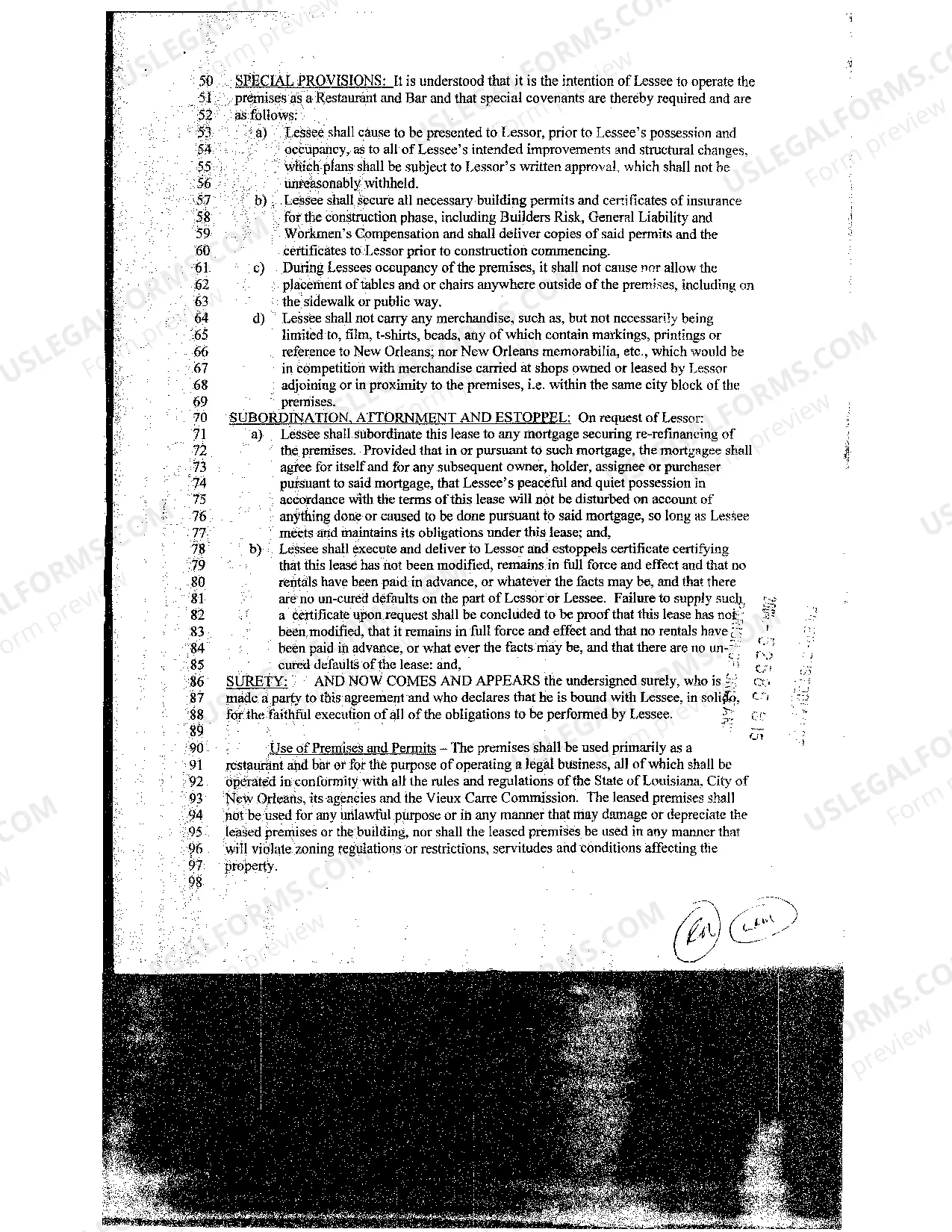 Preview Sample Lease Of Commercial Property (Net Net Net)