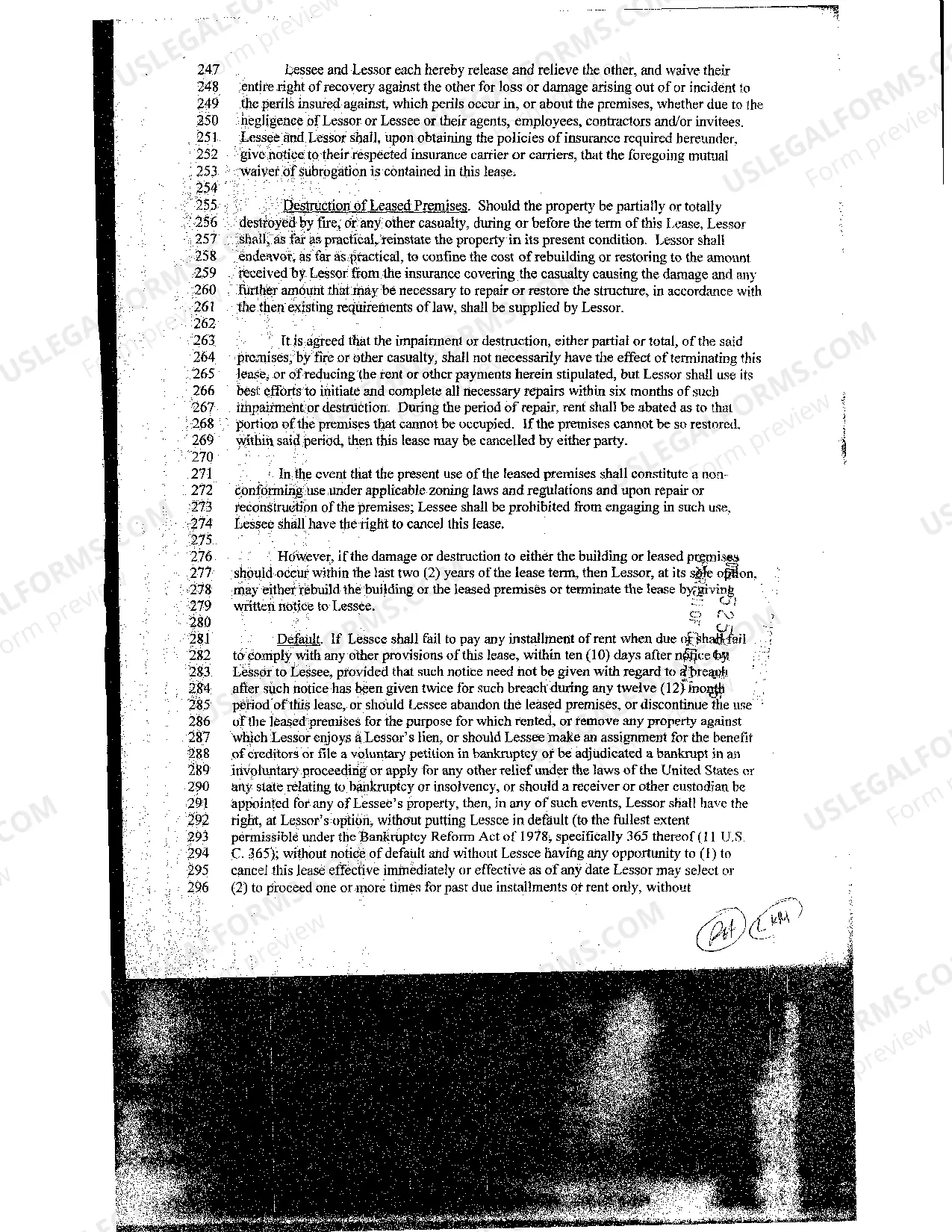 Preview Sample Lease Of Commercial Property (Net Net Net)