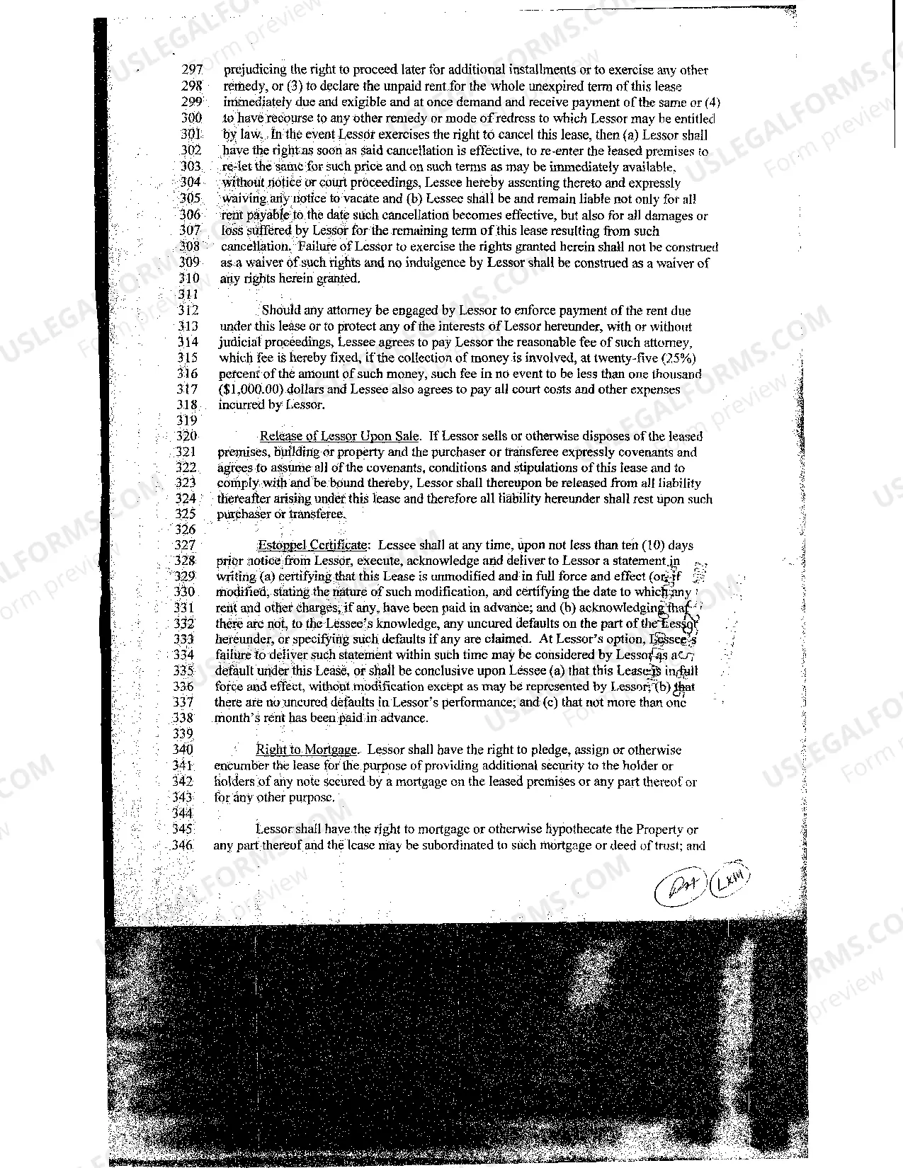 Preview Sample Lease Of Commercial Property (Net Net Net)