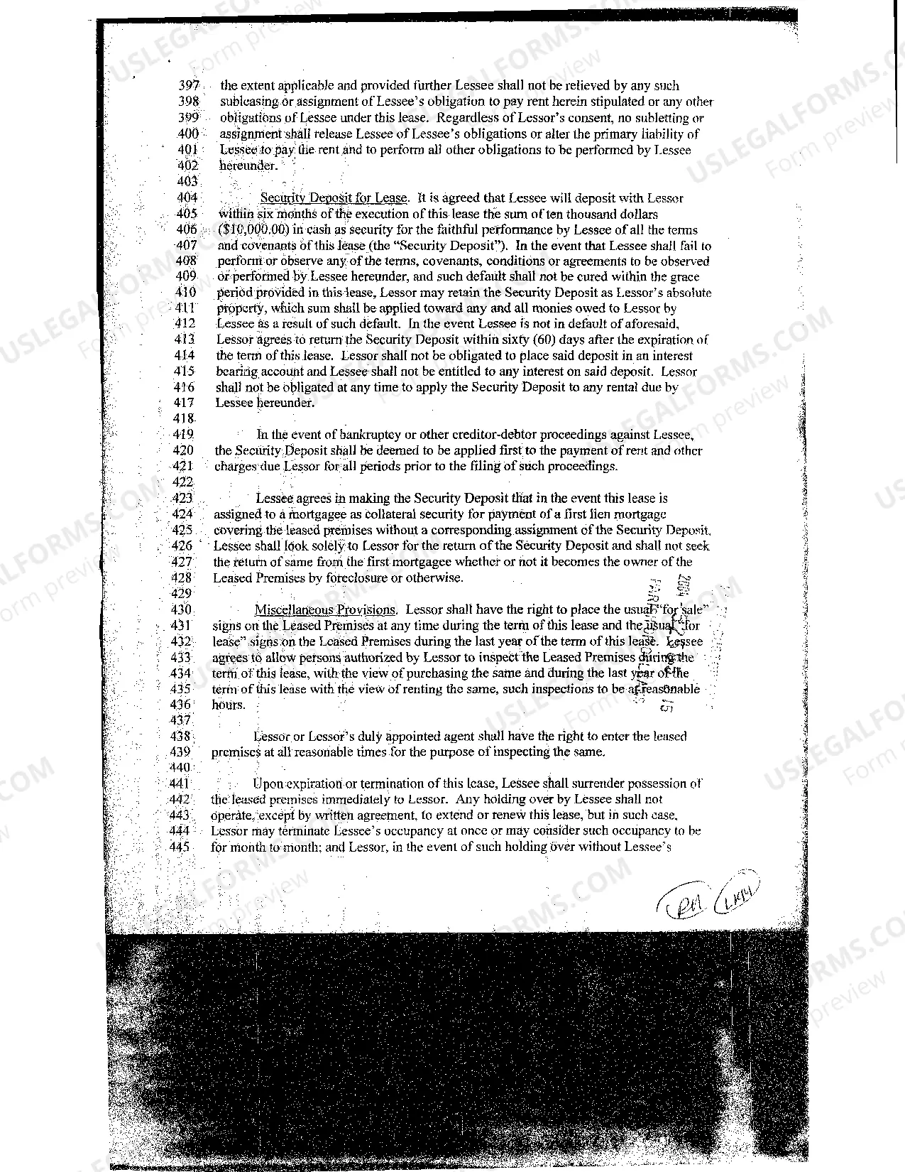 Preview Sample Lease Of Commercial Property (Net Net Net)