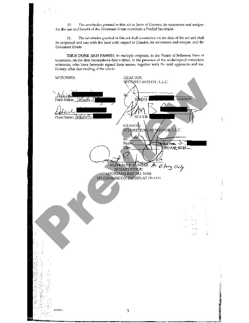 Get Servitude Agreement Preview Servitude Agreement