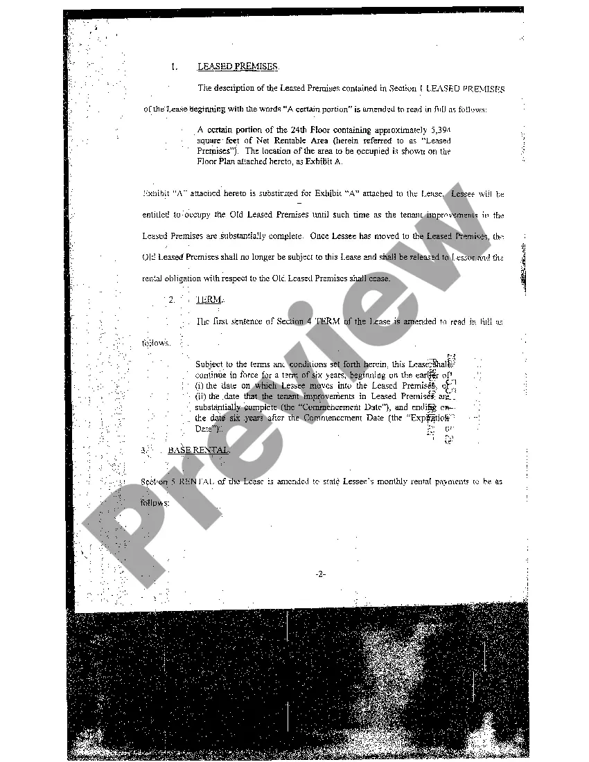 Preview Fourth Modification, Extension And Amendment Of Lease
