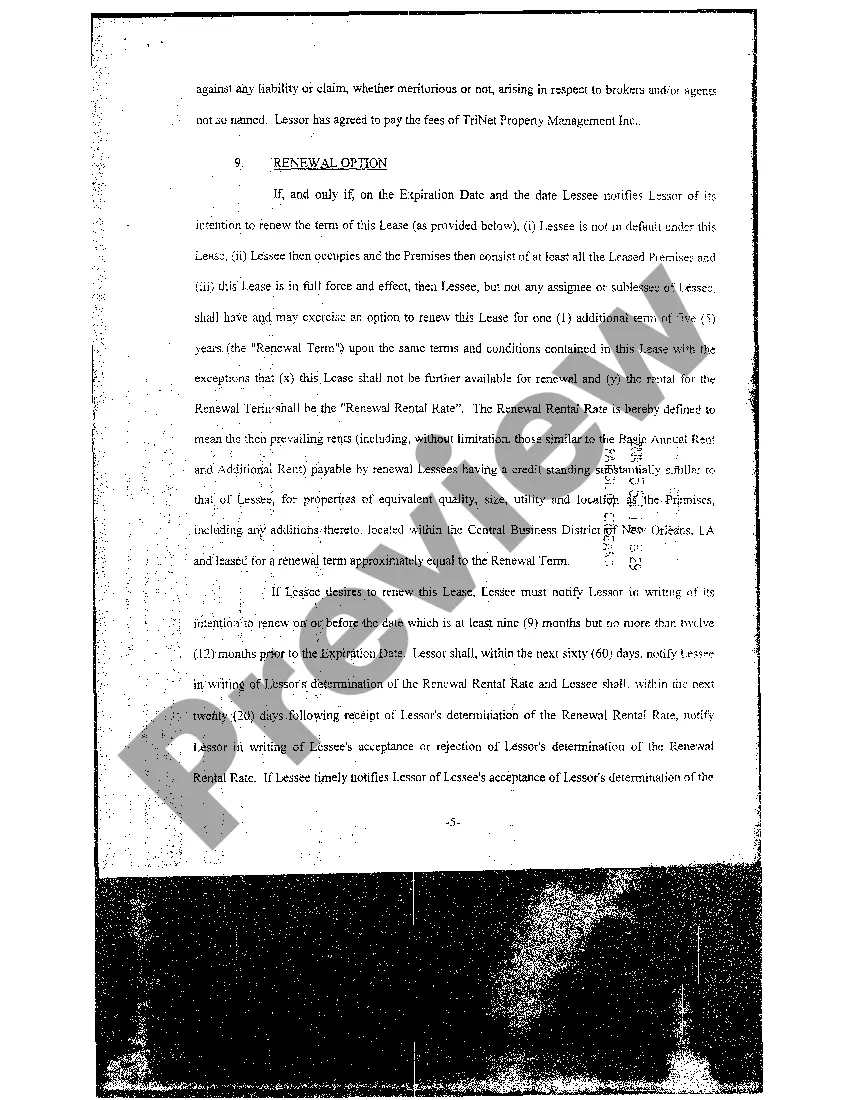 Preview Fourth Modification, Extension And Amendment Of Lease