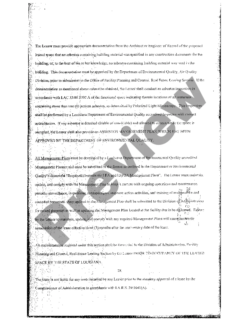 Preview Extract Of Lease, Option, Amendment