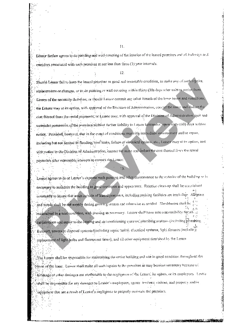 Preview Extract Of Lease, Option, Amendment