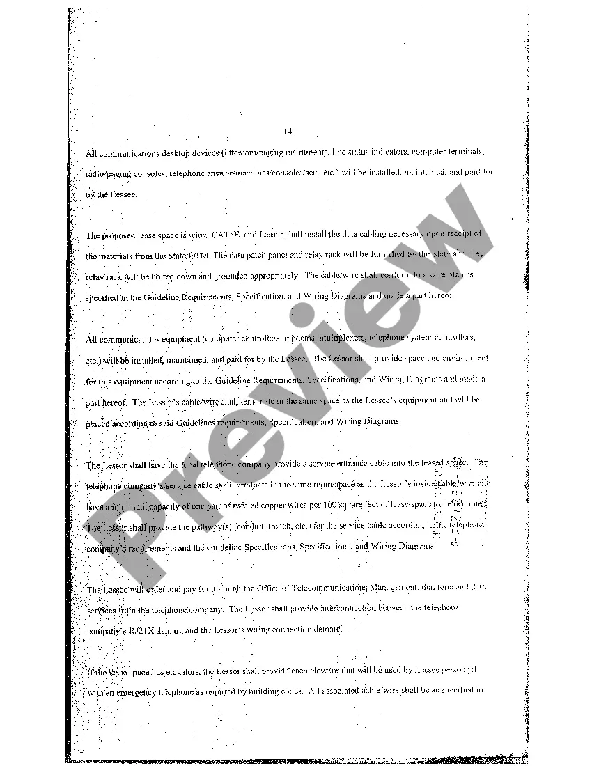 Preview Extract Of Lease, Option, Amendment