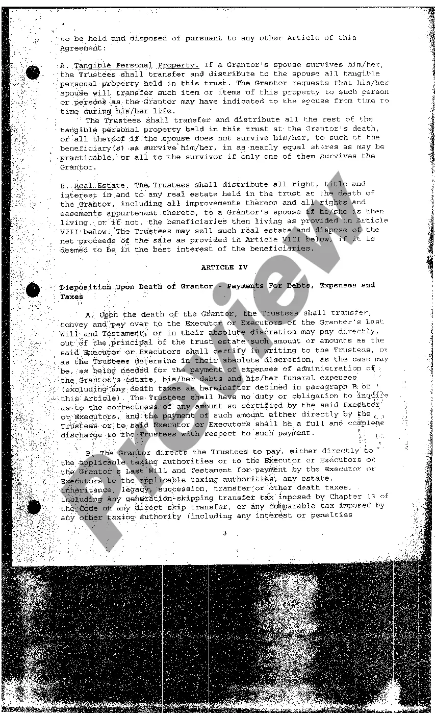 Preview Declaration Of Trust