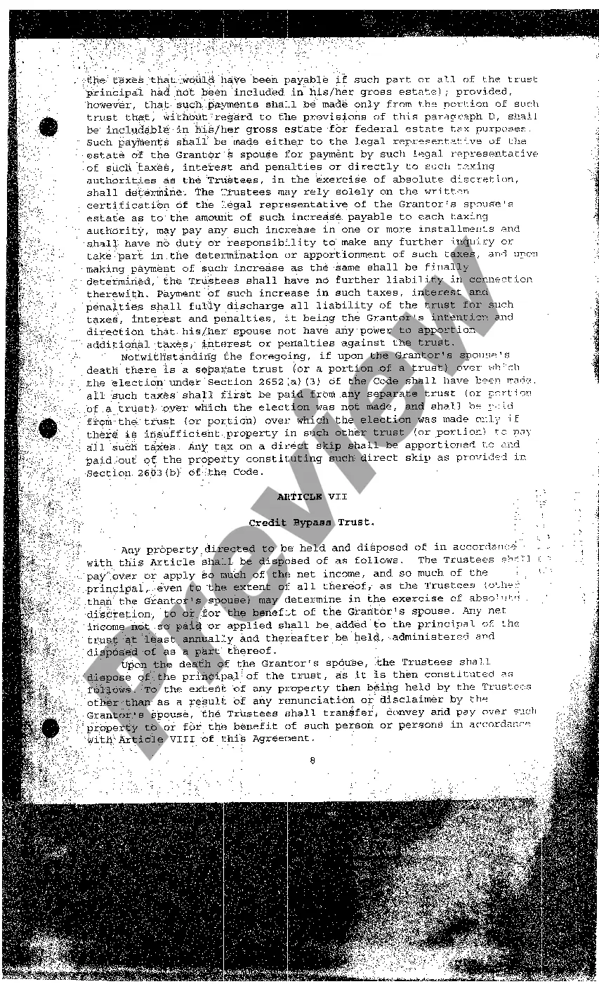 Preview Declaration Of Trust