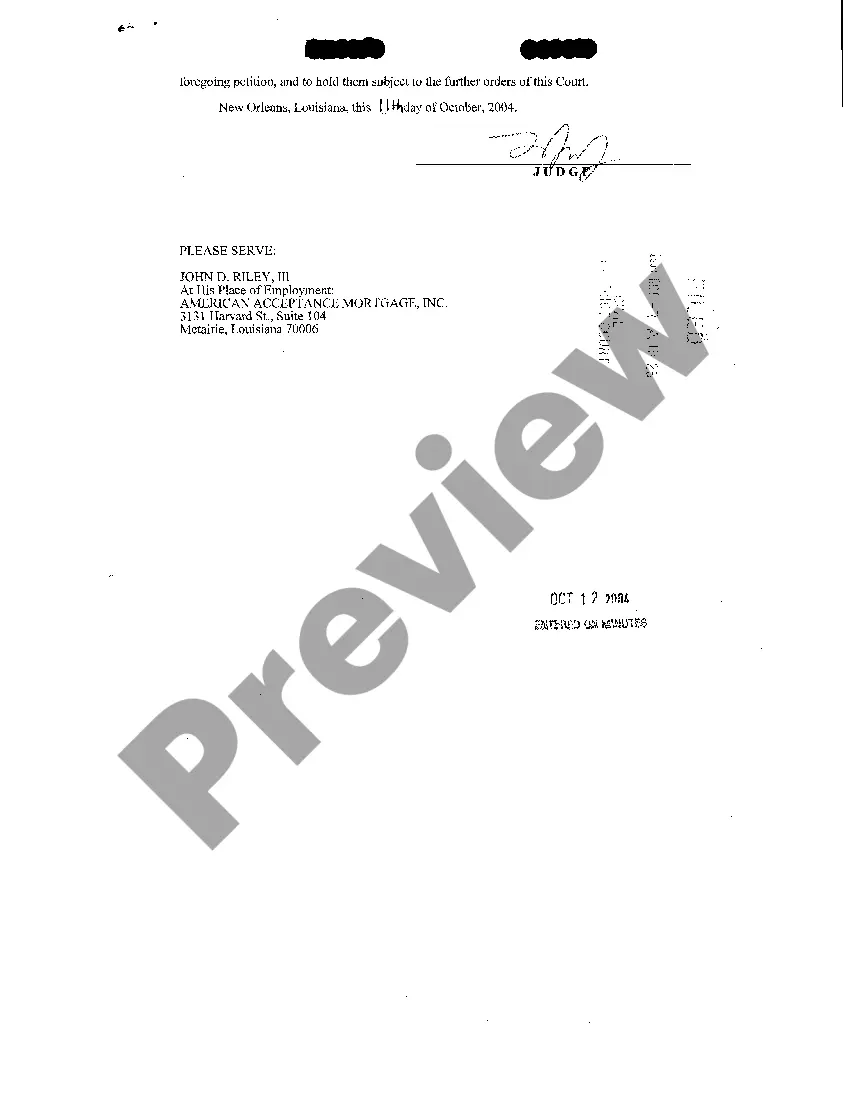 Preview Petition In Suit On lease And For Sequestration