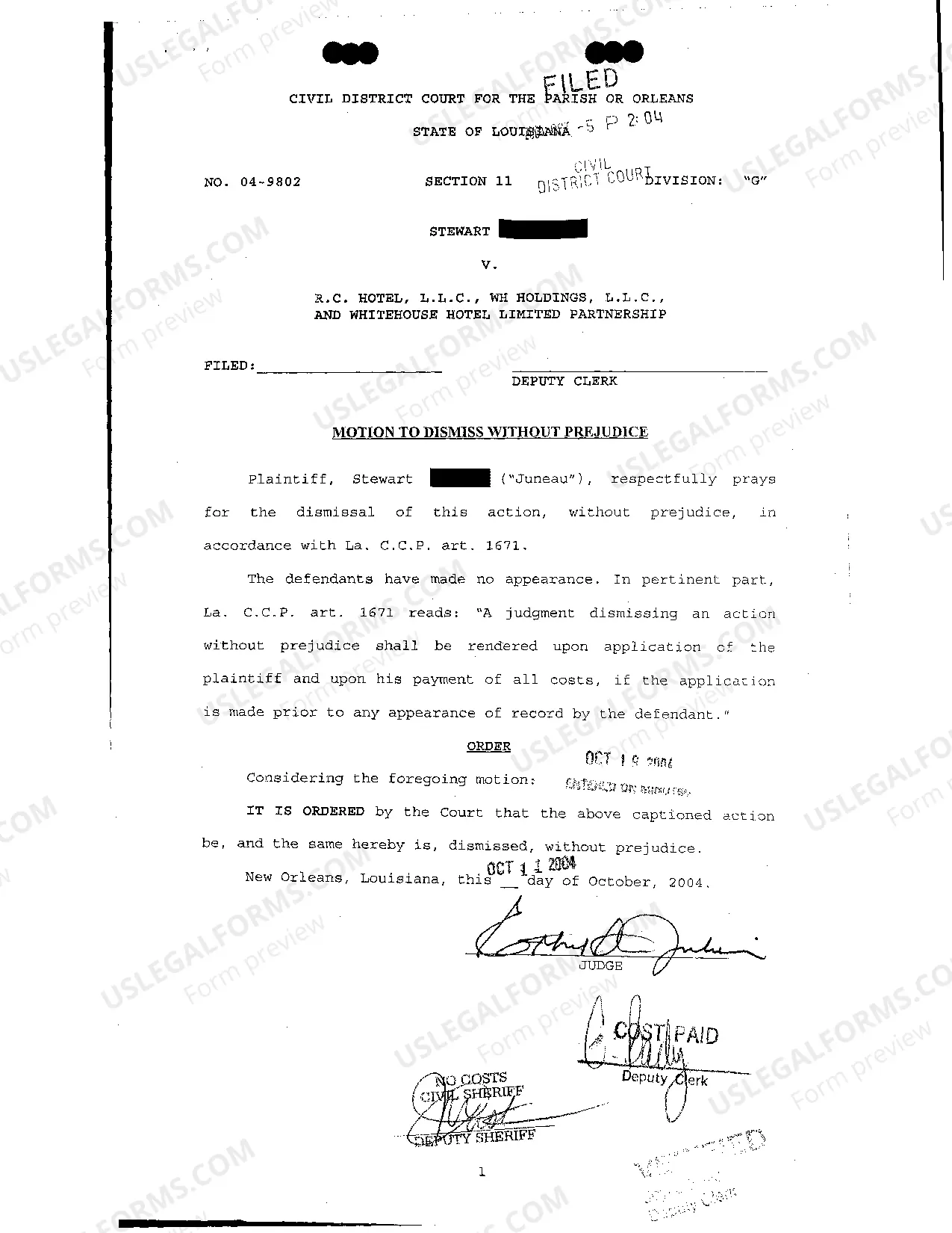 Preview Petition For Specific Performance Of Contract To Sell Realty