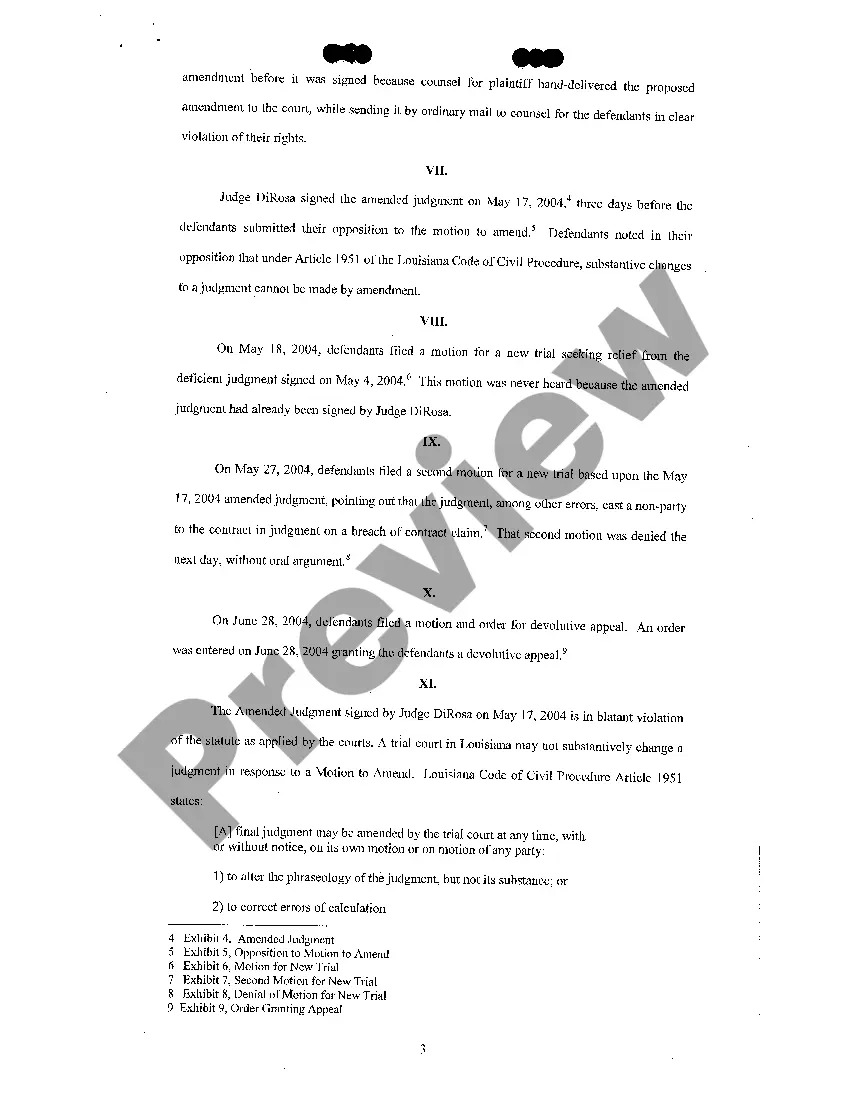 Get Verified Petition For Nullity And For Preliminary And Permanent Injunction Preview Verified Petition For Nullity And For Preliminary And Permanent Injunction