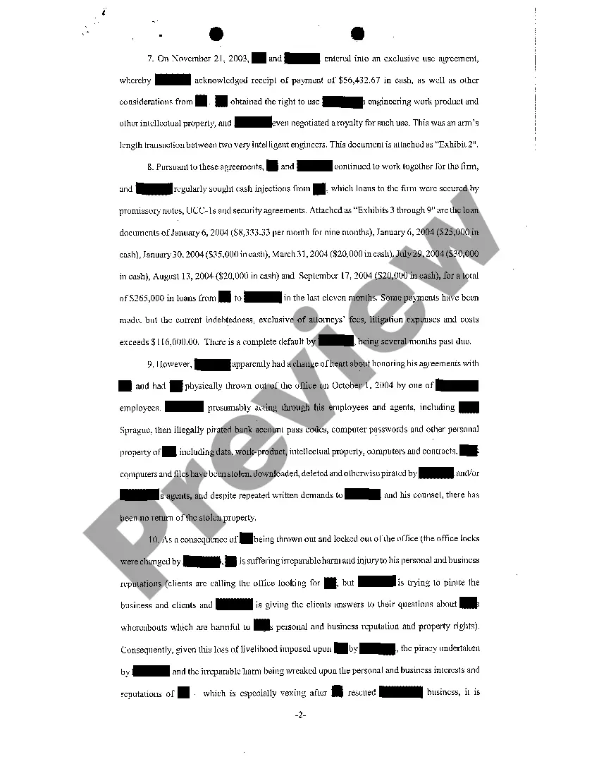 Preview Petition For Temporary Restraining Order, Preliminary and Permanent Injunction, Declaratory Relief, And Damages