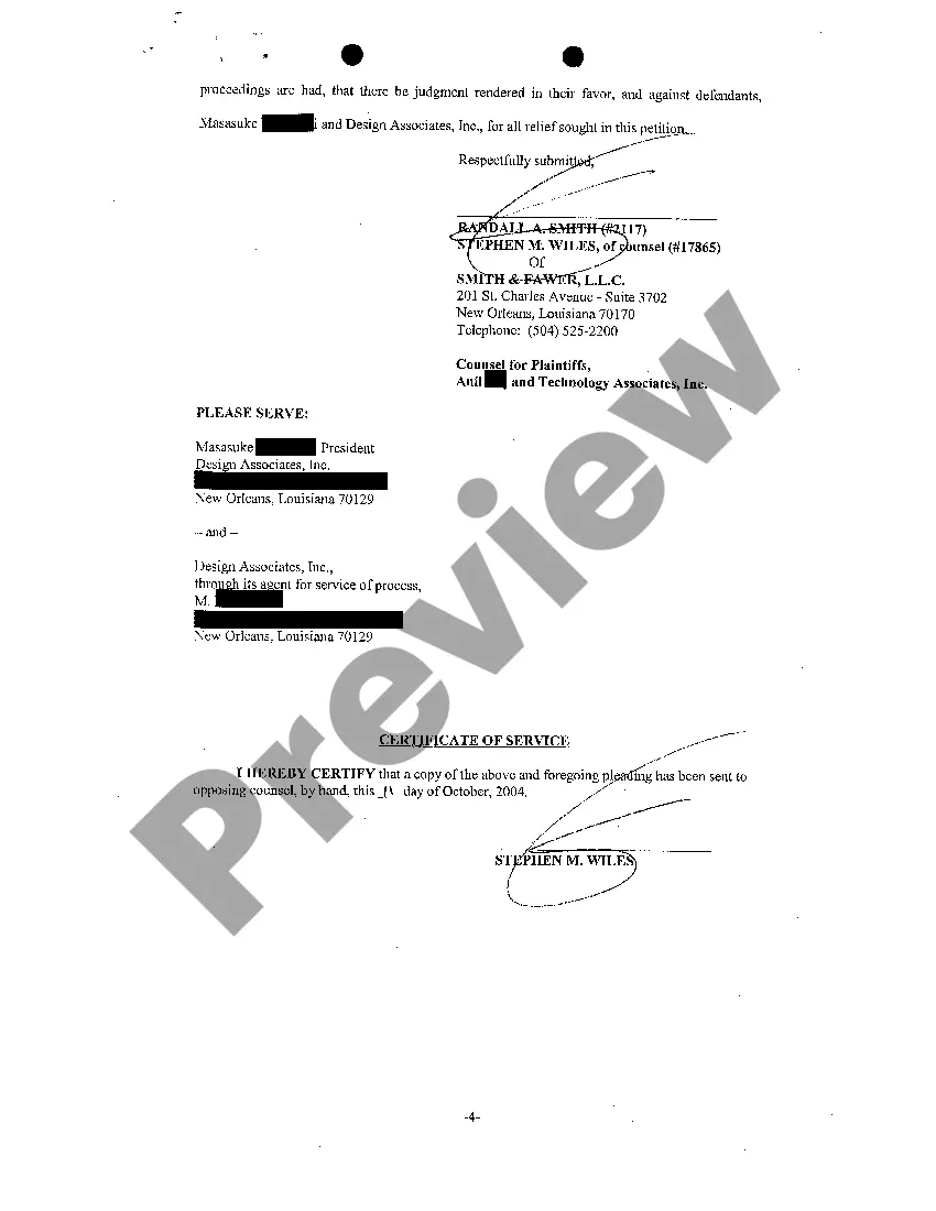 Preview Petition For Temporary Restraining Order, Preliminary and Permanent Injunction, Declaratory Relief, And Damages