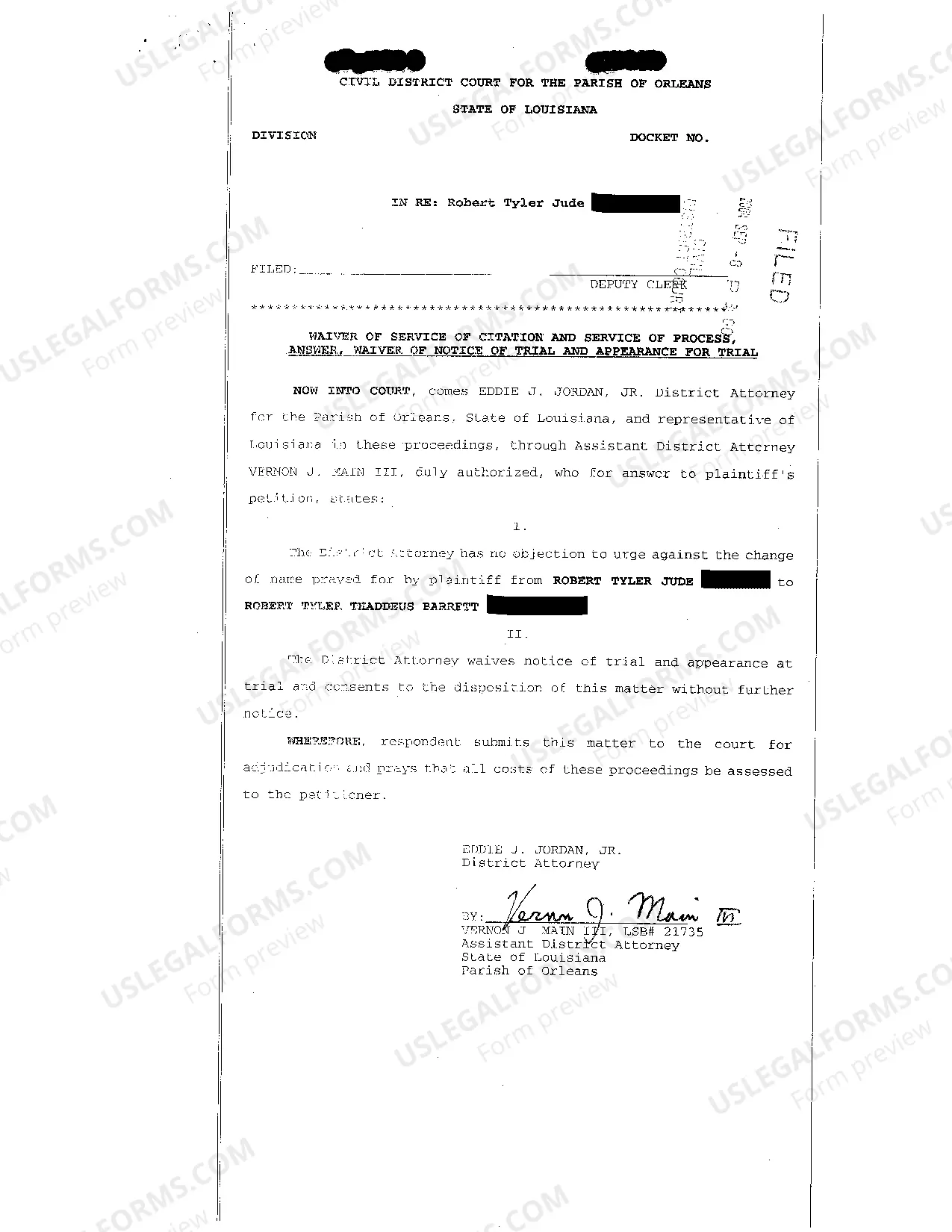 Preview Petition For Judgment Of Adoption Based On Notarial Act Of Adoption