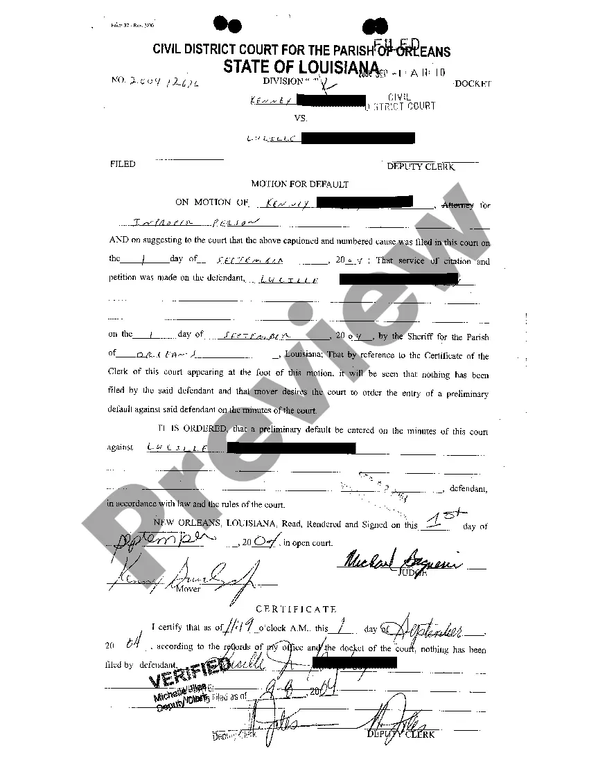 Preview Petition For Divorce