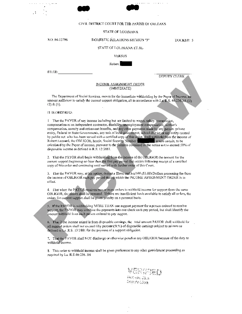 Preview Petition To Establish Paternity And Support Obligations with Income Assignment Order