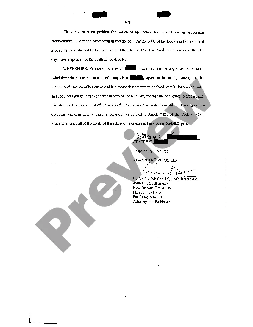 Preview Petition To Institute Search For Will And To Inventory Bank Box