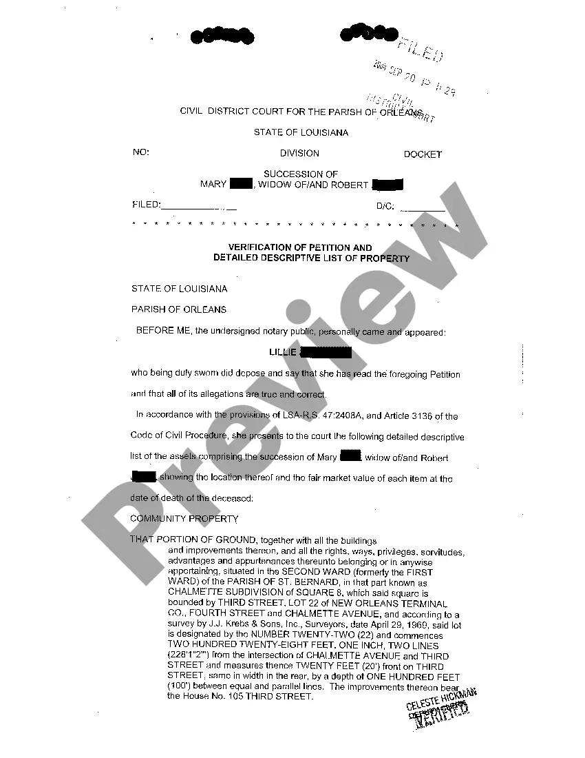 Preview Petition To Search For Will