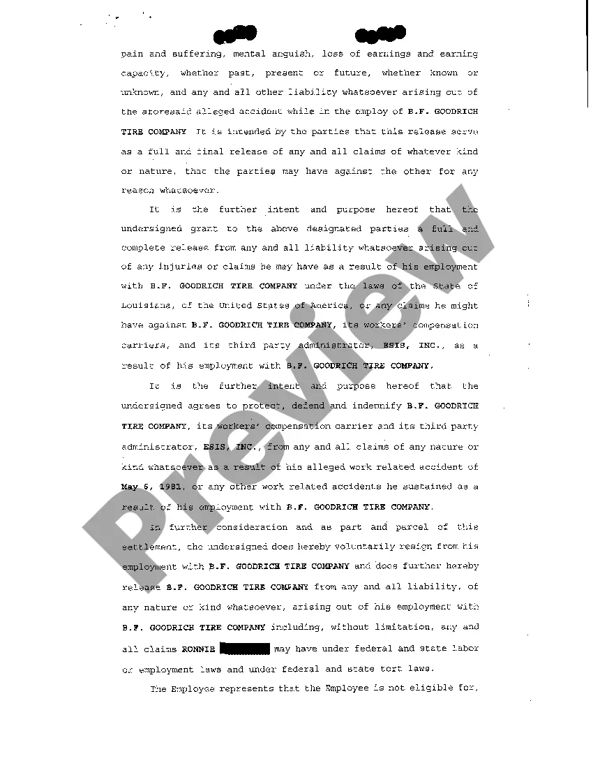 Preview A05 Receipt And Release