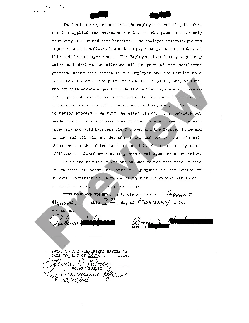 Preview A05 Receipt And Release