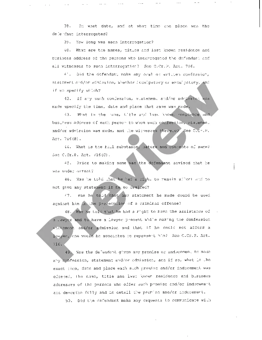 Get A01 Motion For Bill Of Particulars and Discovery and Inspection Preview A01 Motion For Bill Of Particulars and Discovery and Inspection