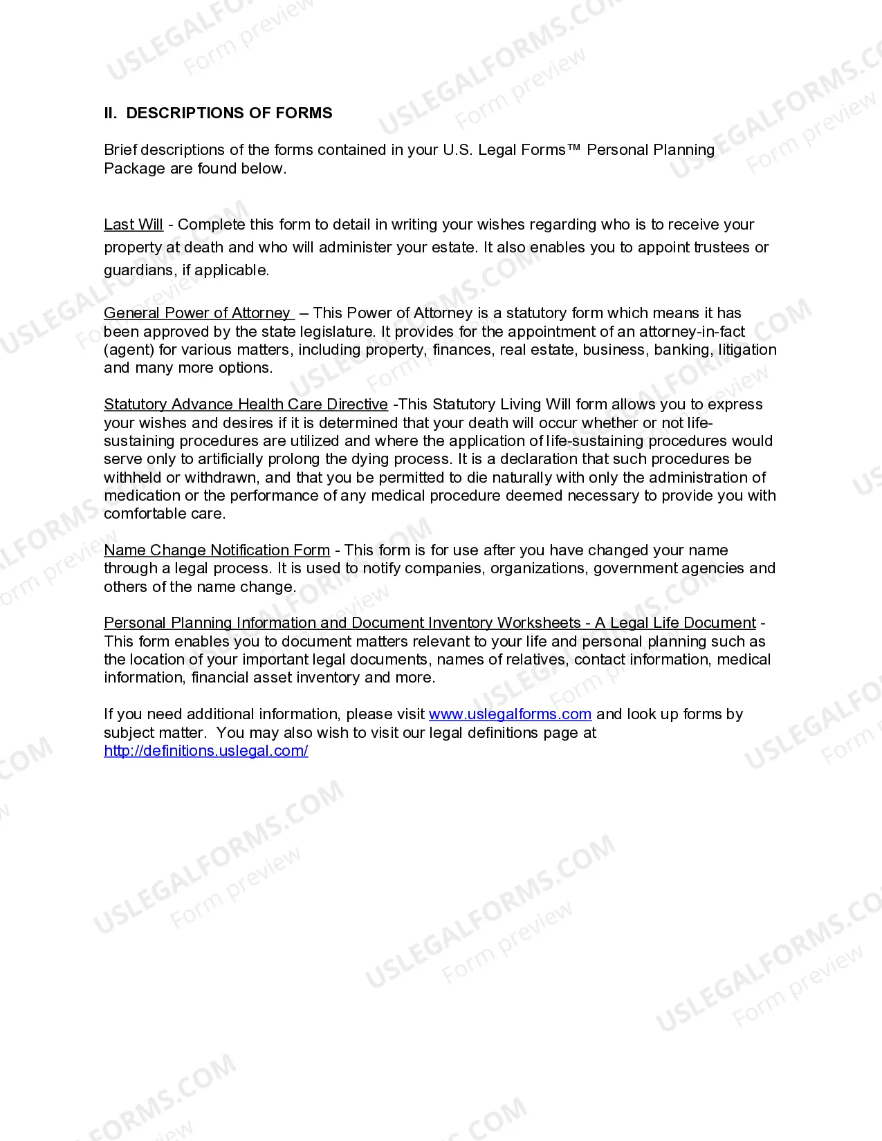 Preview Louisiana Newly Divorced Individuals Package