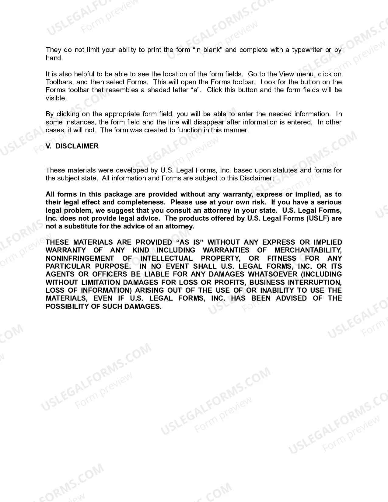 Preview Louisiana General Partnership Package