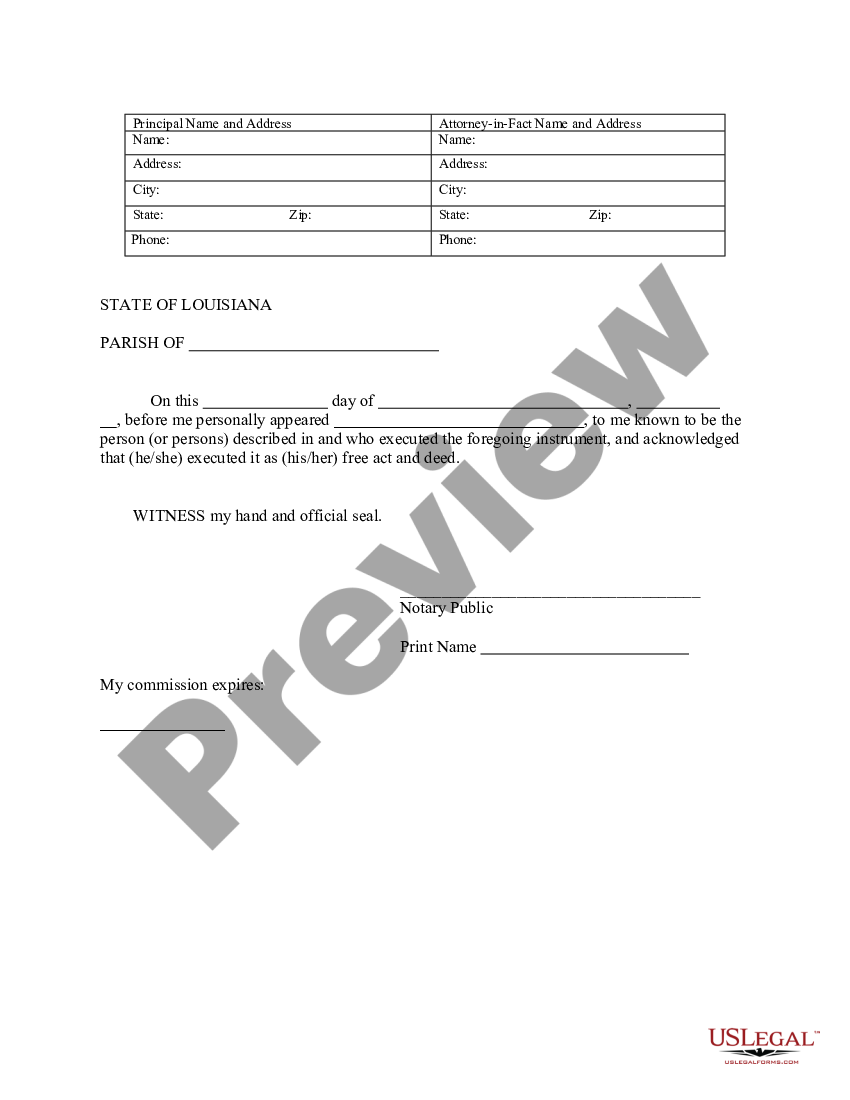 power of attorney bank account sample