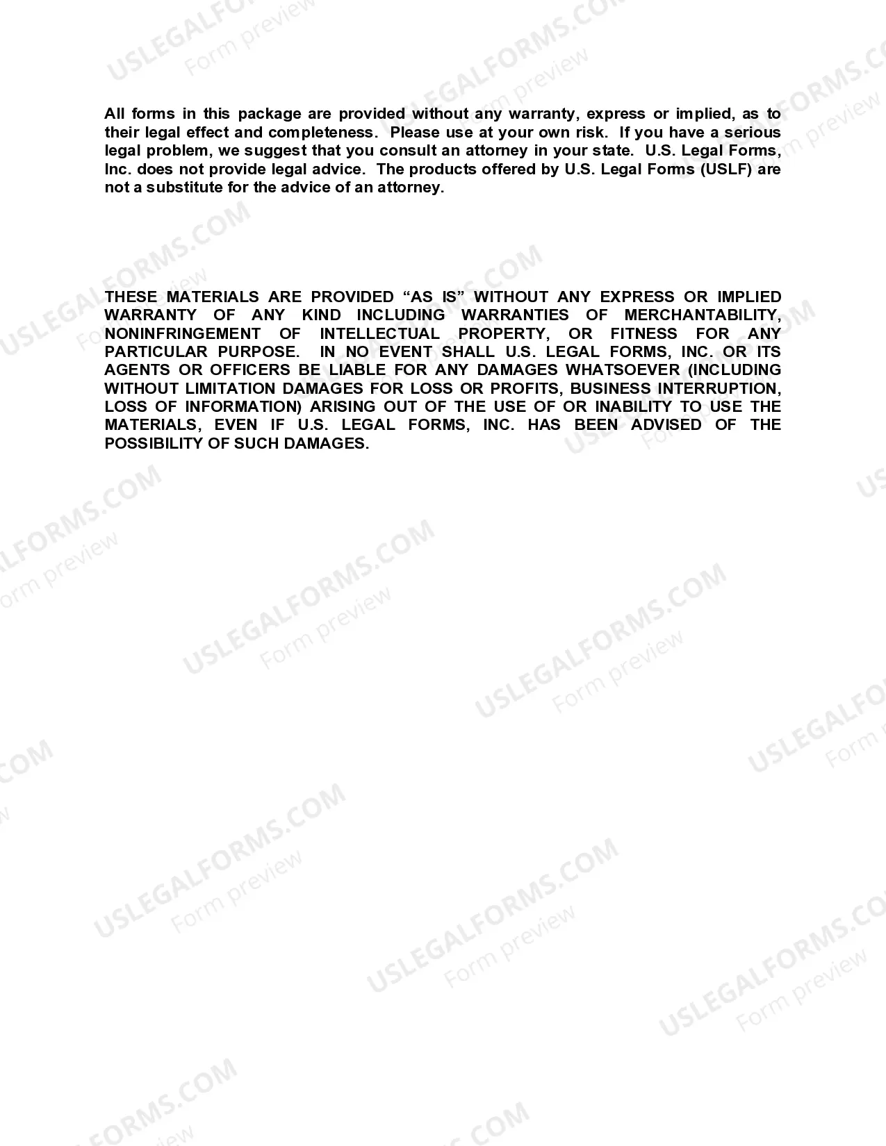 Preview Louisiana Automobile Bill of Sale Package