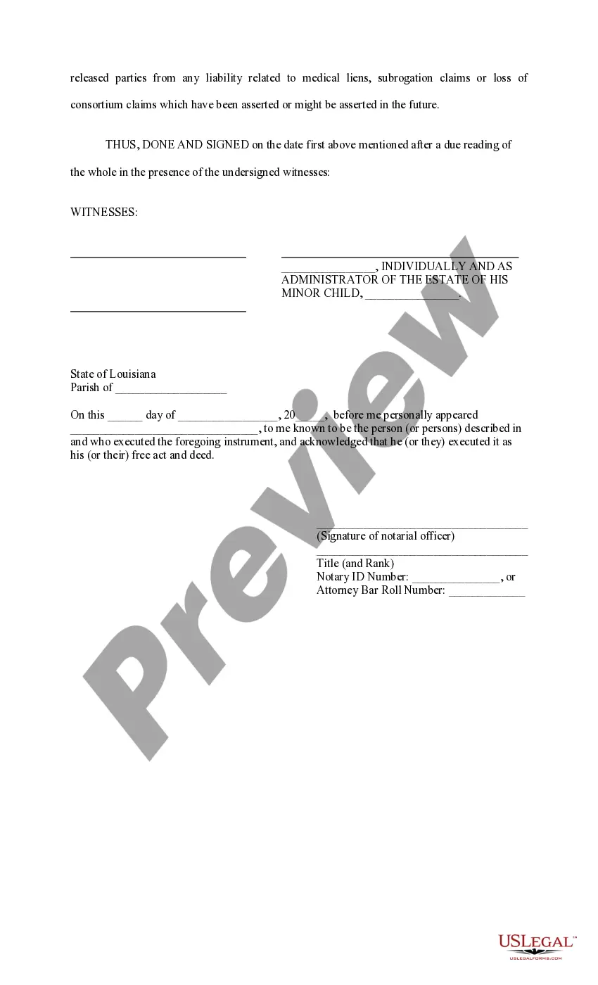 Preview Receipt, Release and Indemnity Agreement