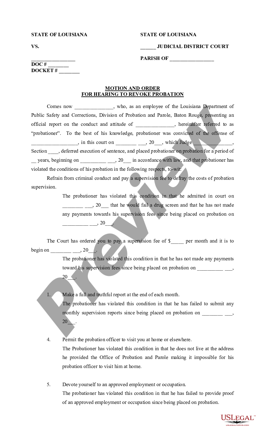 Motion To Terminate Probation Form Fill Out A vrogue.co