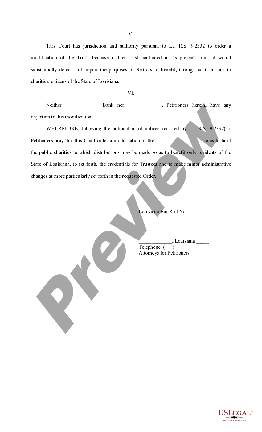 Petition To Modify Parenting Plan US Legal Forms