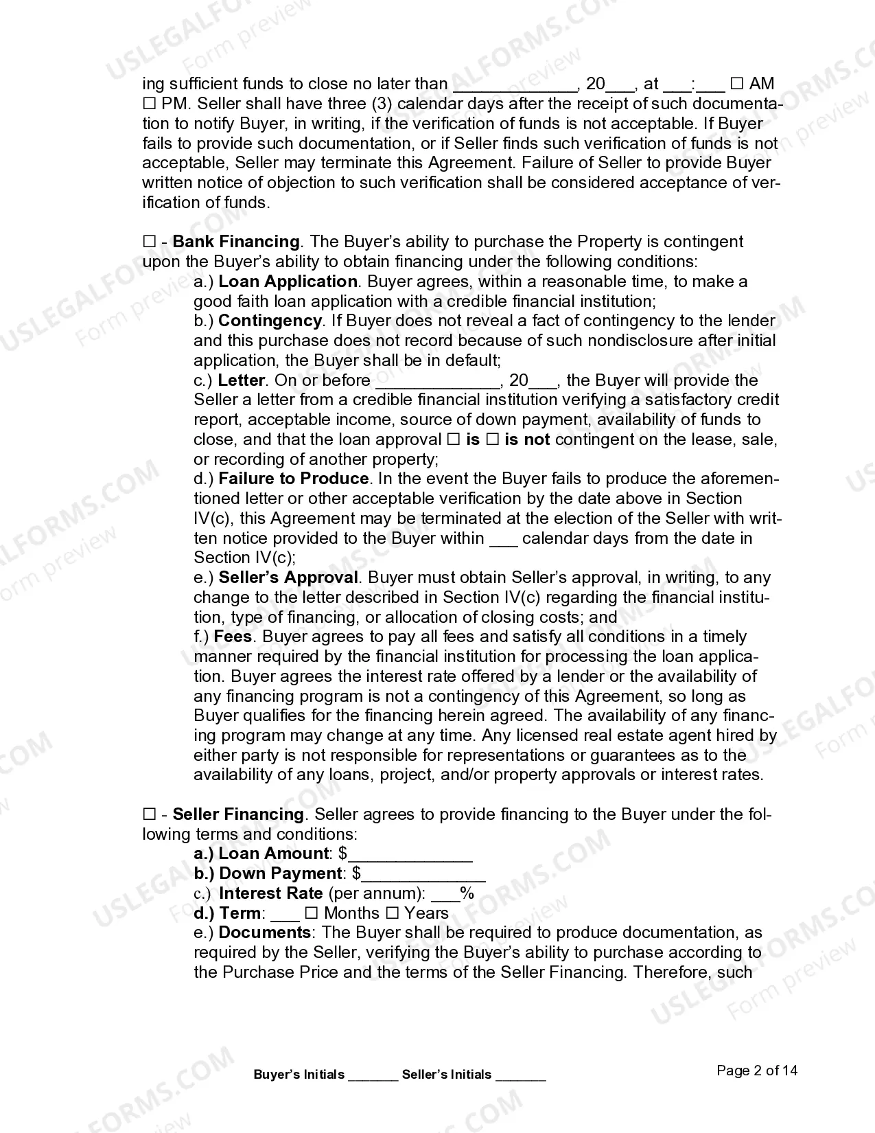 Preview Commercial Real Estate Purchase Agreement