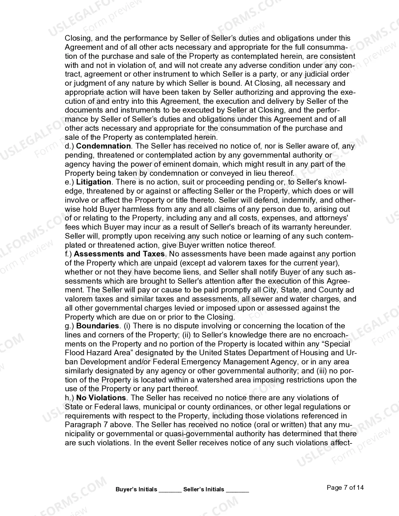 Preview Commercial Real Estate Purchase Agreement
