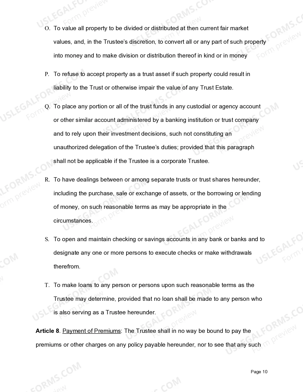 Preview Louisiana Revocable LivingTrust