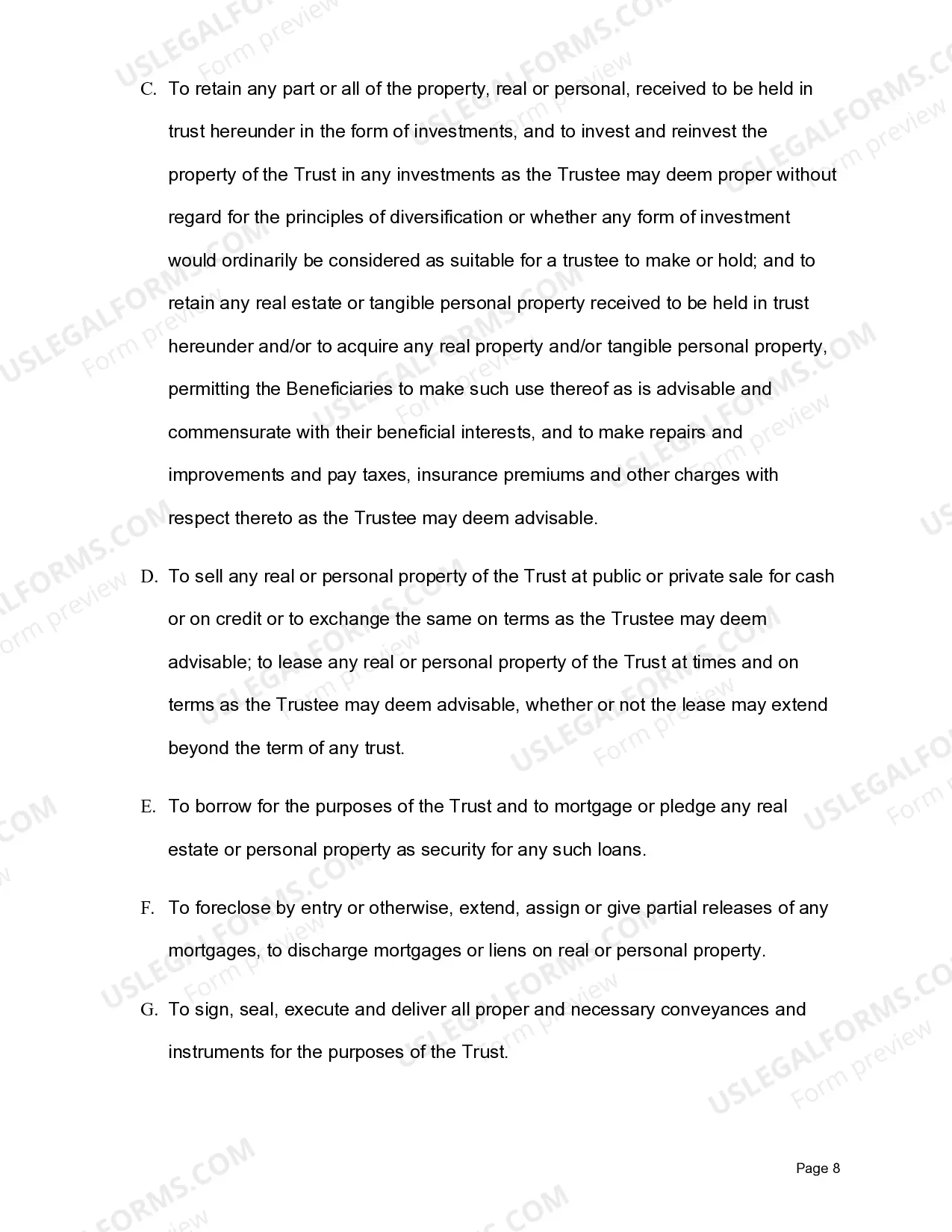 Preview Louisiana Revocable LivingTrust