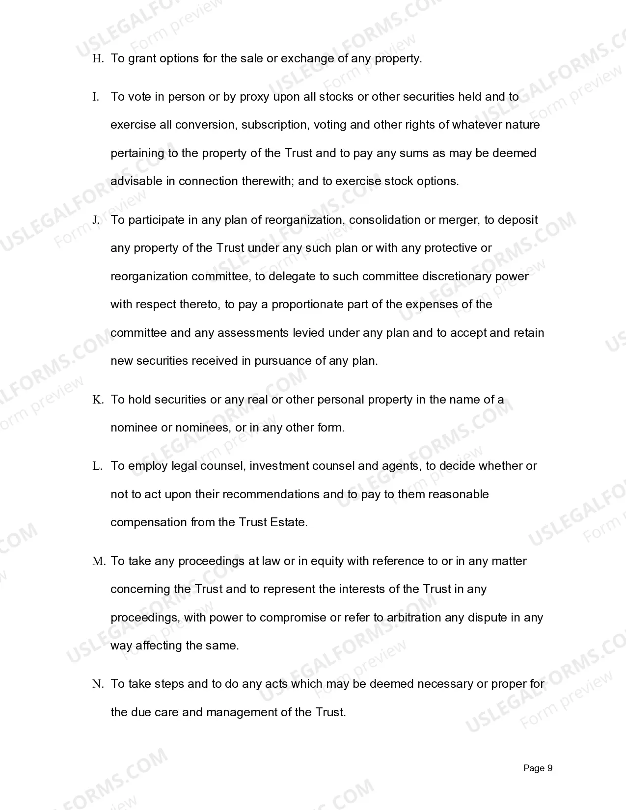 Preview Louisiana Revocable LivingTrust